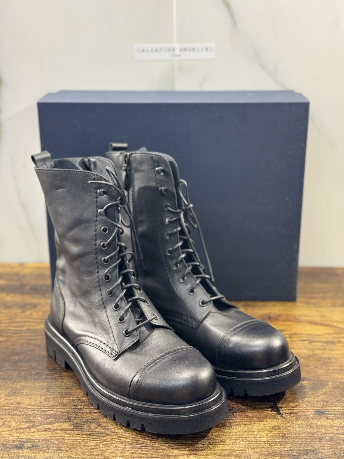 Seboy’s Anfibio Donna Pelle Nero  Casual Woman Boot 40
