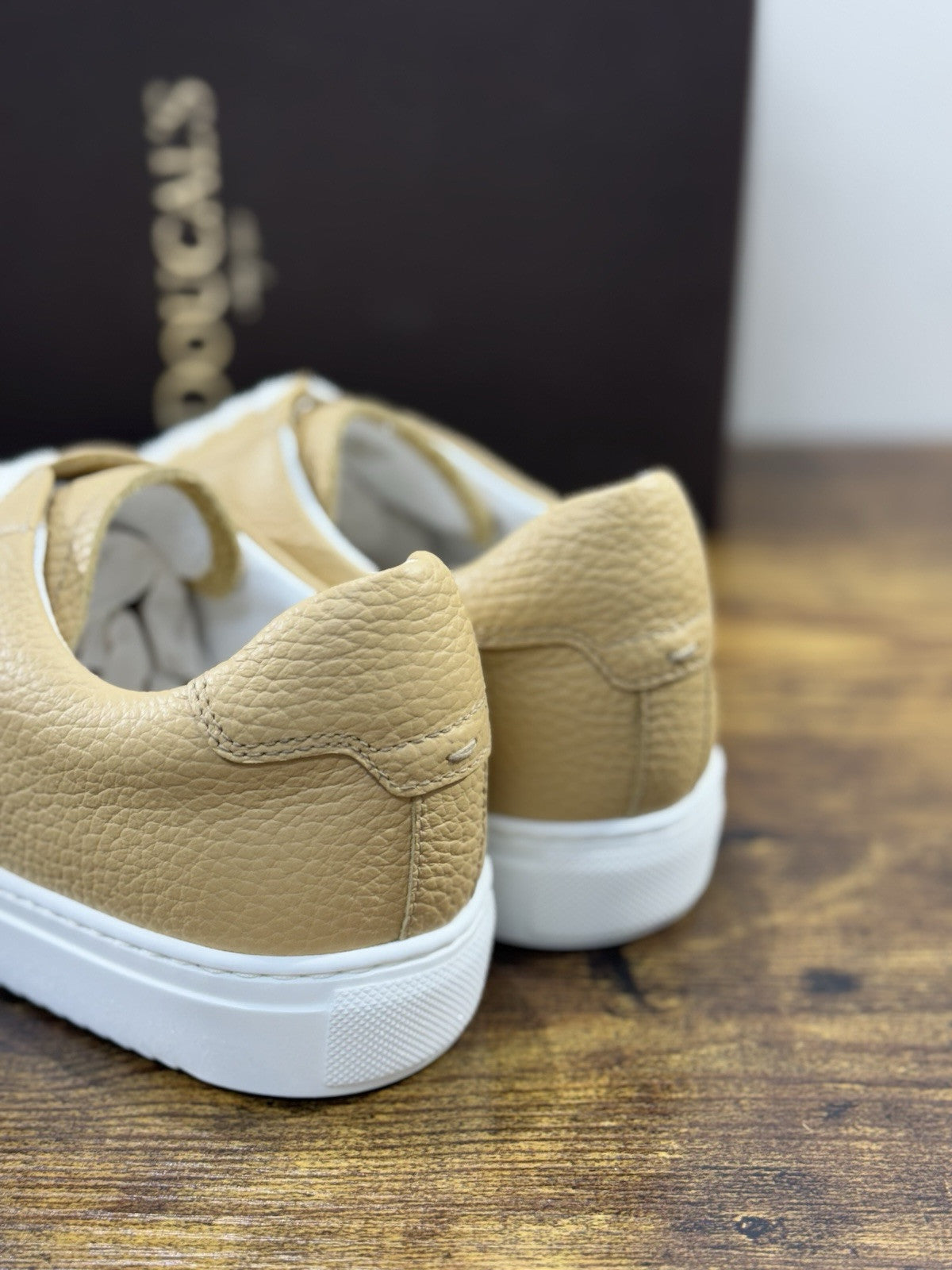 Doucal’s Sneaker Uomo Icon Pelle Beige     Luxury Men Shoes Doucal’s 41