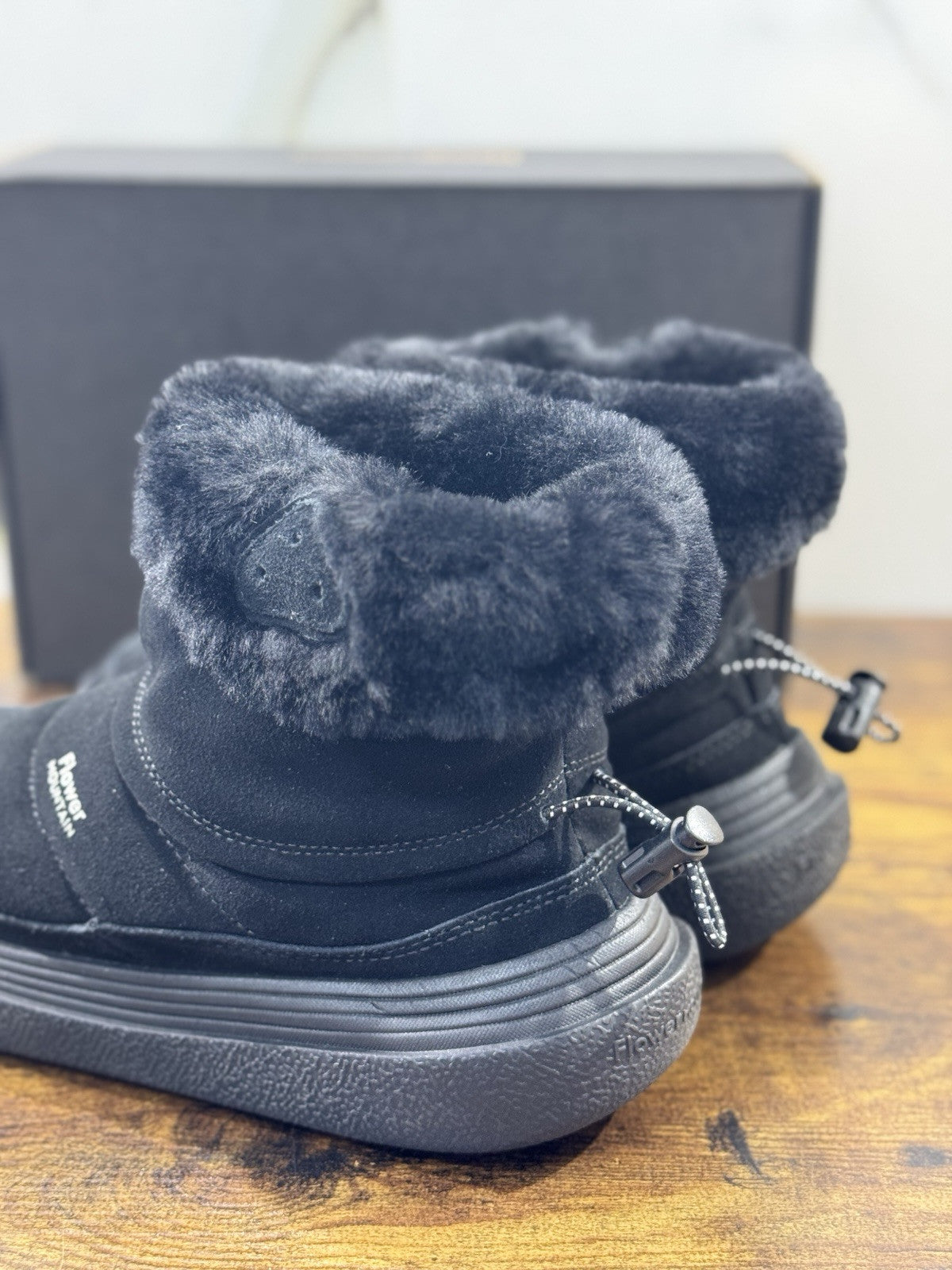 Flower Mountain Fami Mid Boot  Black Sherling Mountain Boot  Donna 37