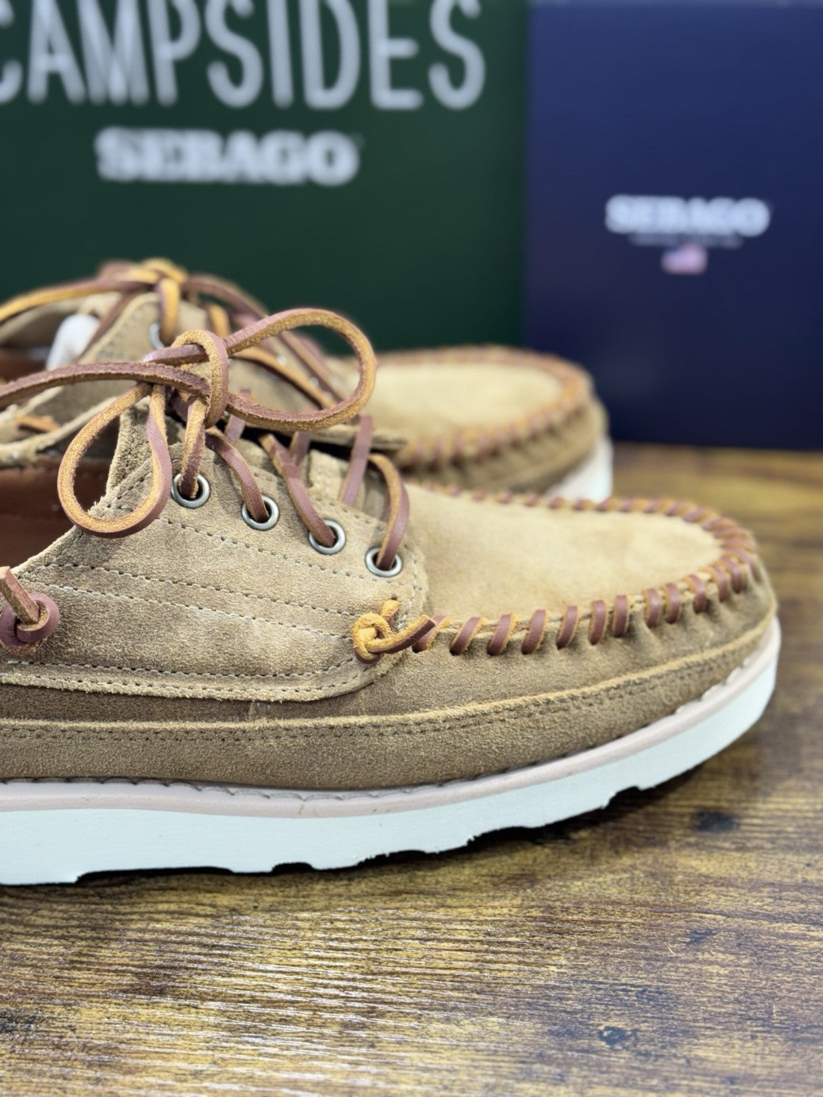 Sebago Keuka Oil Beige Scarpa Uomo Icon Sebago 41.5