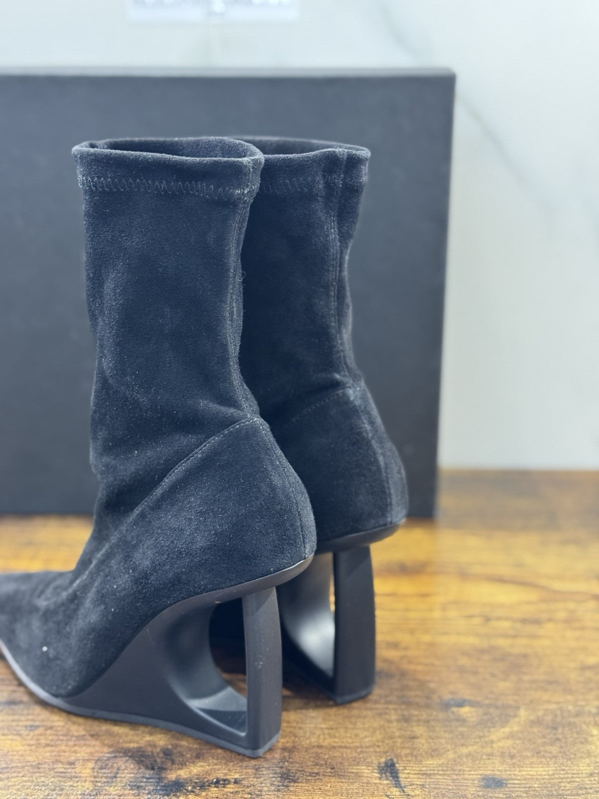 Vic Matie’ Stivaletto donna Suede Nero Zeppa casual boot donna 37