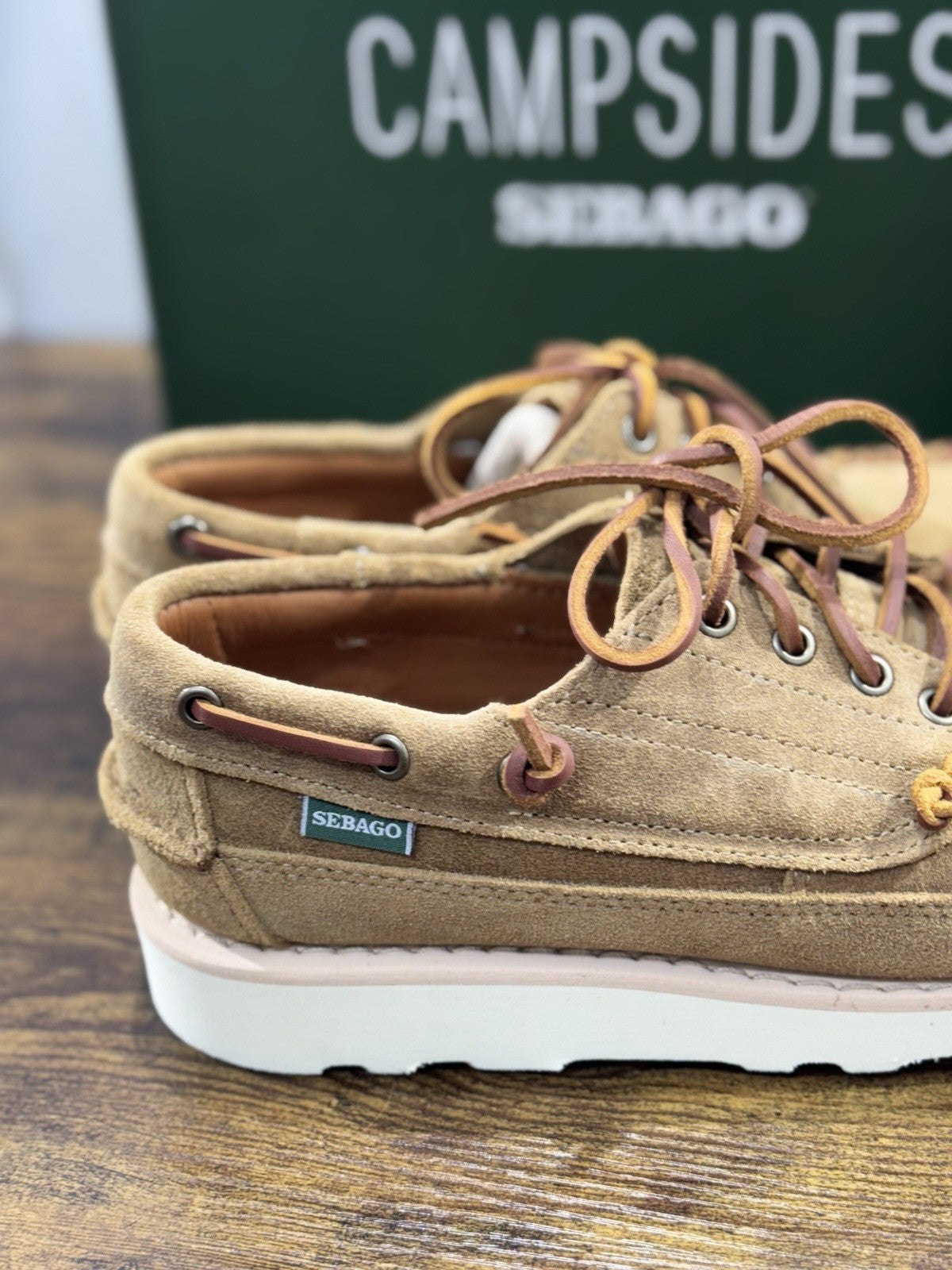 Sebago Keuka Oil Beige Scarpa Uomo Icon Sebago 41.5