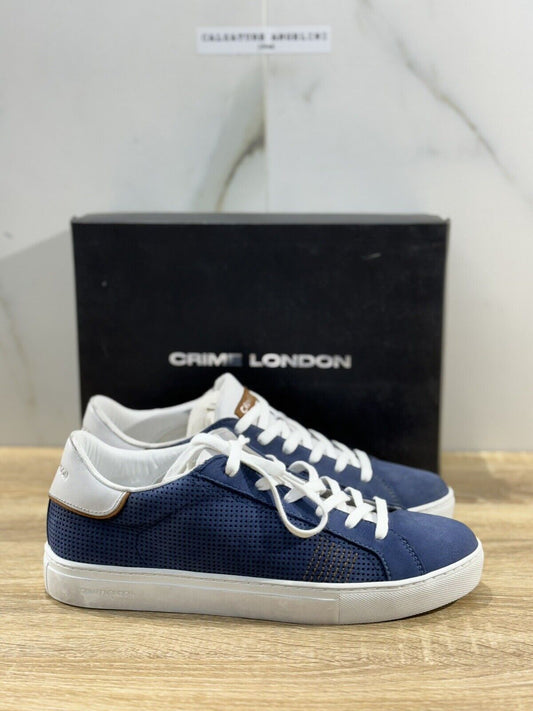 Crime London Sneaker Uomo Low Top Essential      Pelle  Casual Men Shoes 40