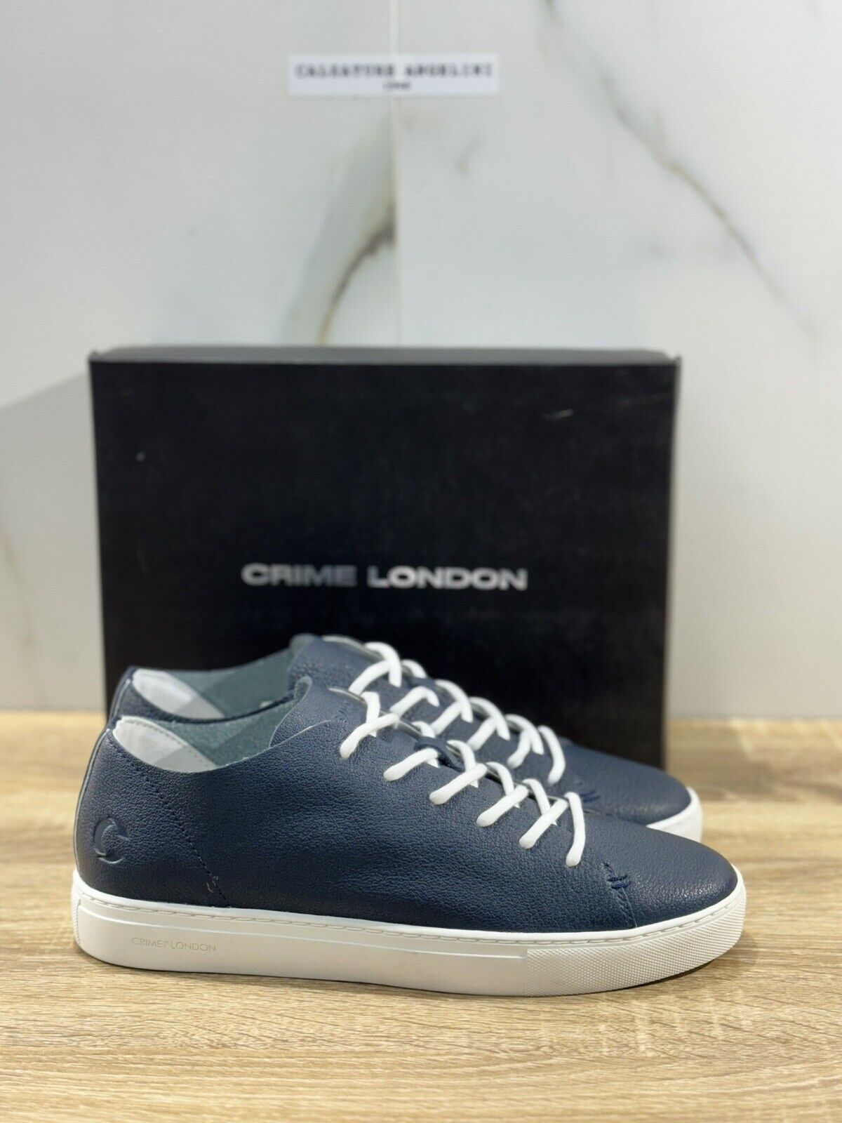 Crime London Sneaker Uomo Row Low       Pelle  Casual Men Shoes 42