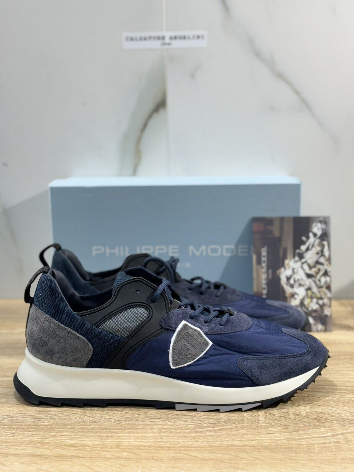 Philippe Model Royale  Mondial Sneaker Uomo Suede Blu  40