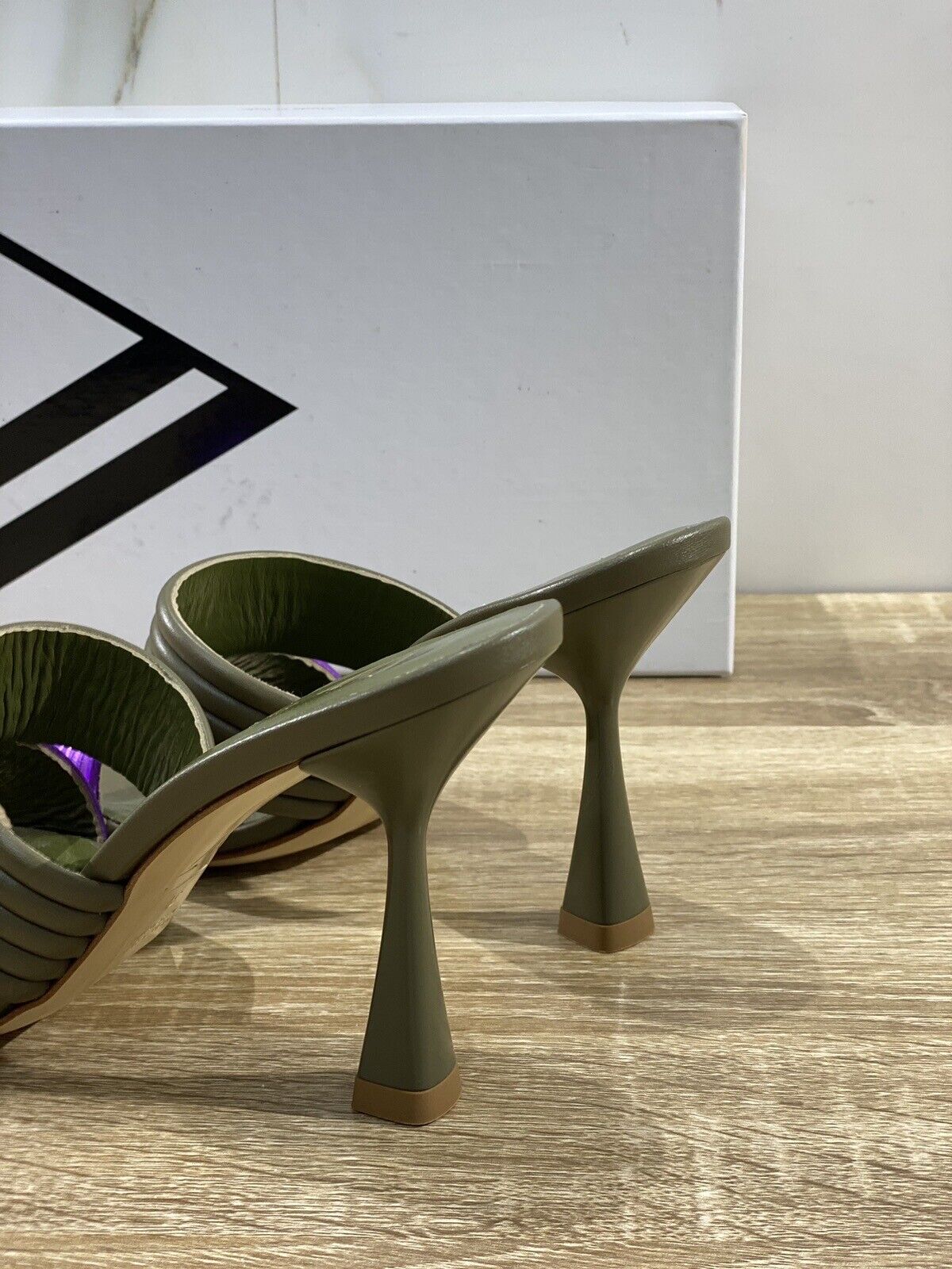 Giampaolo Viozzi Sandalo Donna Viola Verde Luxury Woman Sandal 38