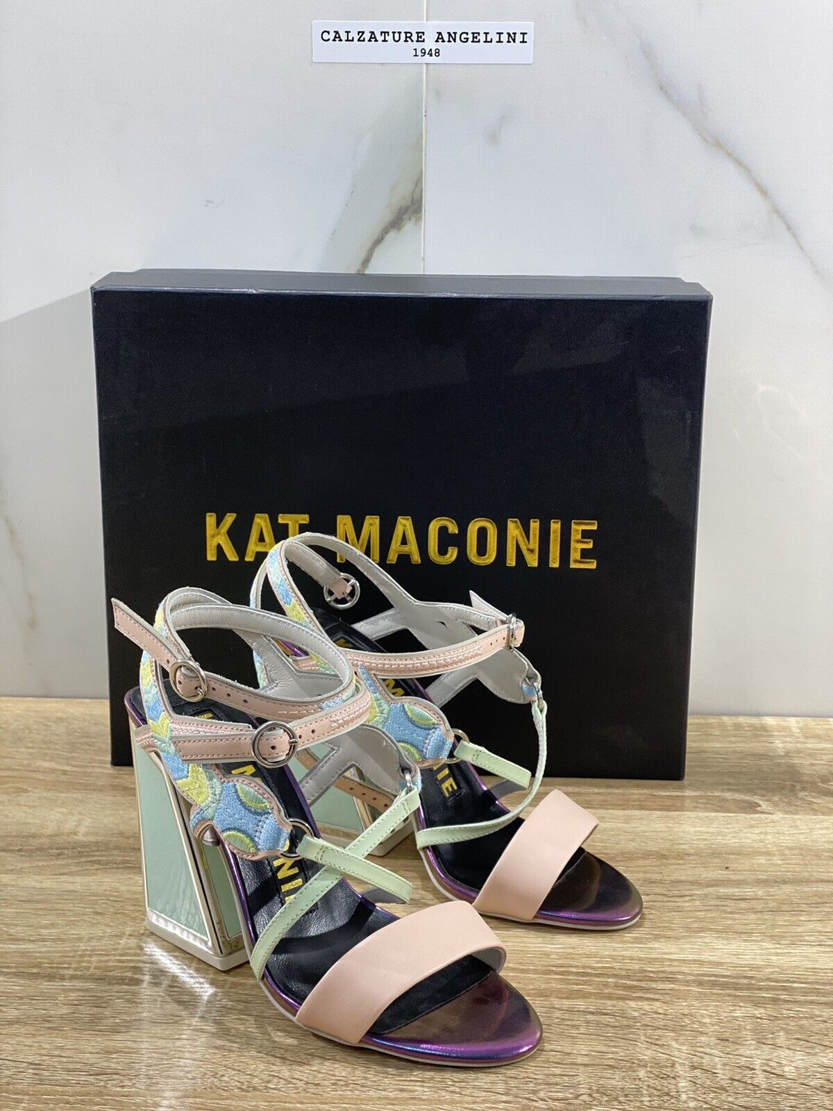 Kat Maconie Sandalo donna main Molly Rosa Verde  multi 36