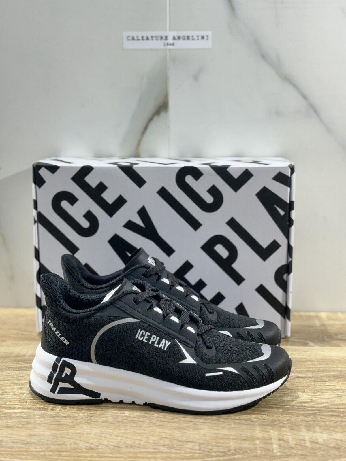 Ice Play Sneaker Donna Nera Extralight Casual 36