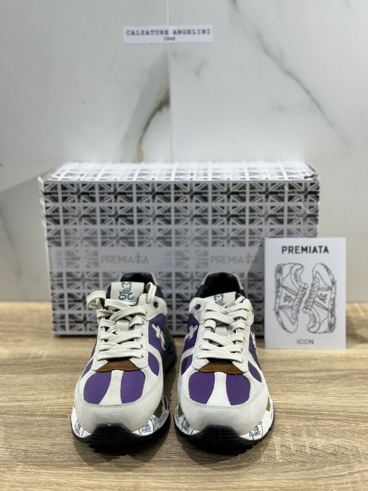 Premiata Mase Sneaker Donna Grey Purple  Casual Sneaker Woman Premiata 36