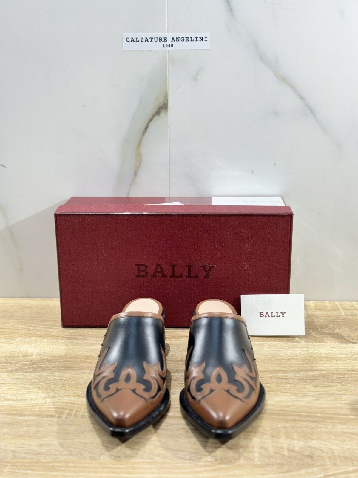 Bally Sabot  Donna Teril Pelle Cuoio  Luxury Woman Bally Mules 40