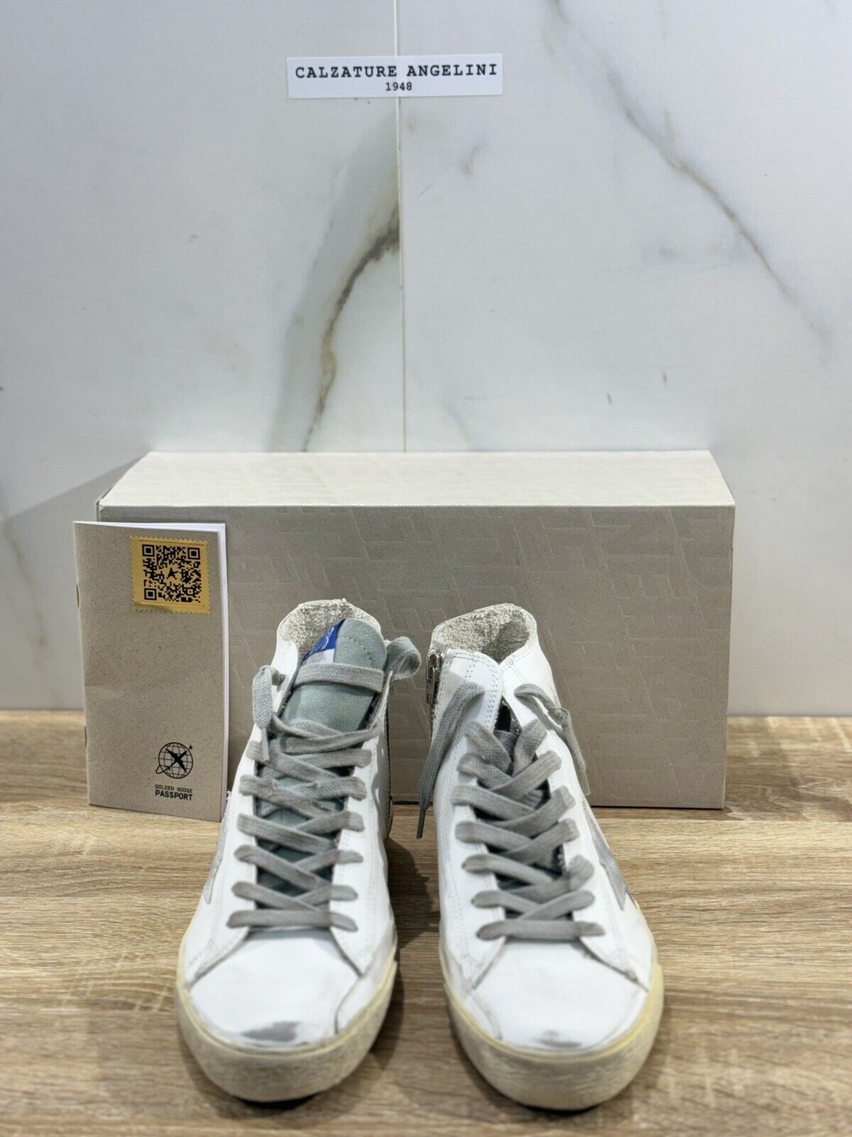 Golden Goose Sneaker Donna Francy Pelle Bianca     Luxury Woman Golden Goose 36