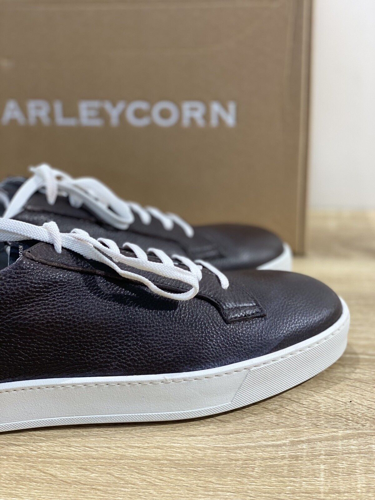 Barleycorn Sneaker Uomo Lord In Pelle Marrone Casual Men Shoes 46