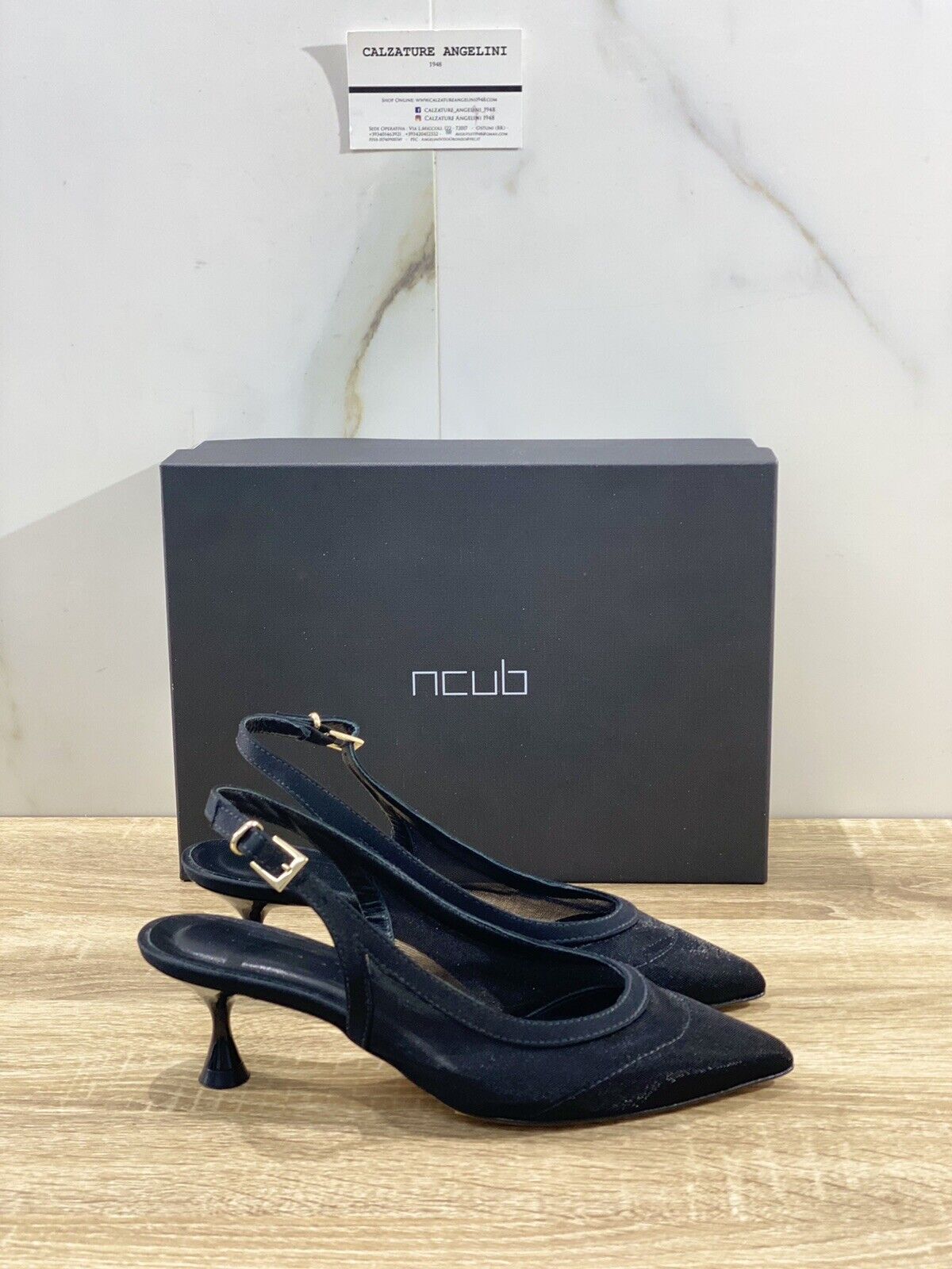 Ncub Sandalo donna Aida  rete Nero  luxury sandal NCub 36
