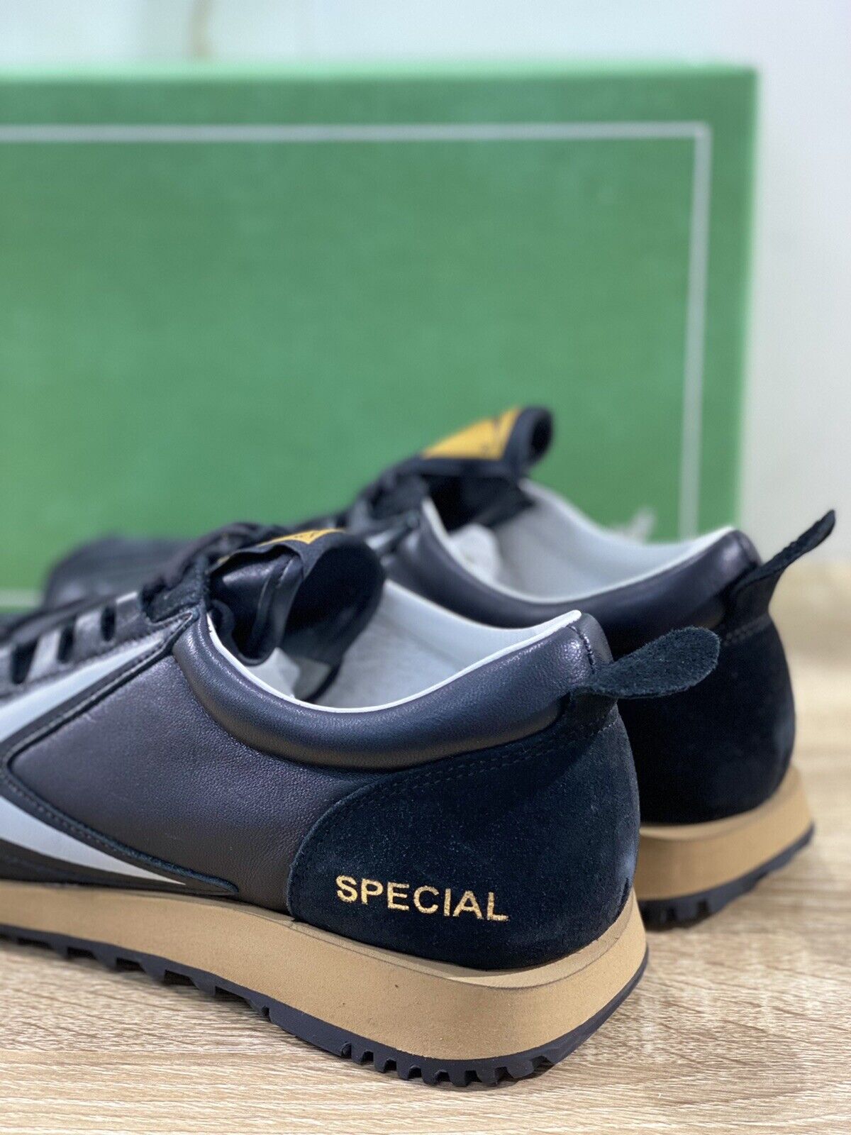 Valsport scarpa uomo sneaker special in pelle nera luxury made in italy 40