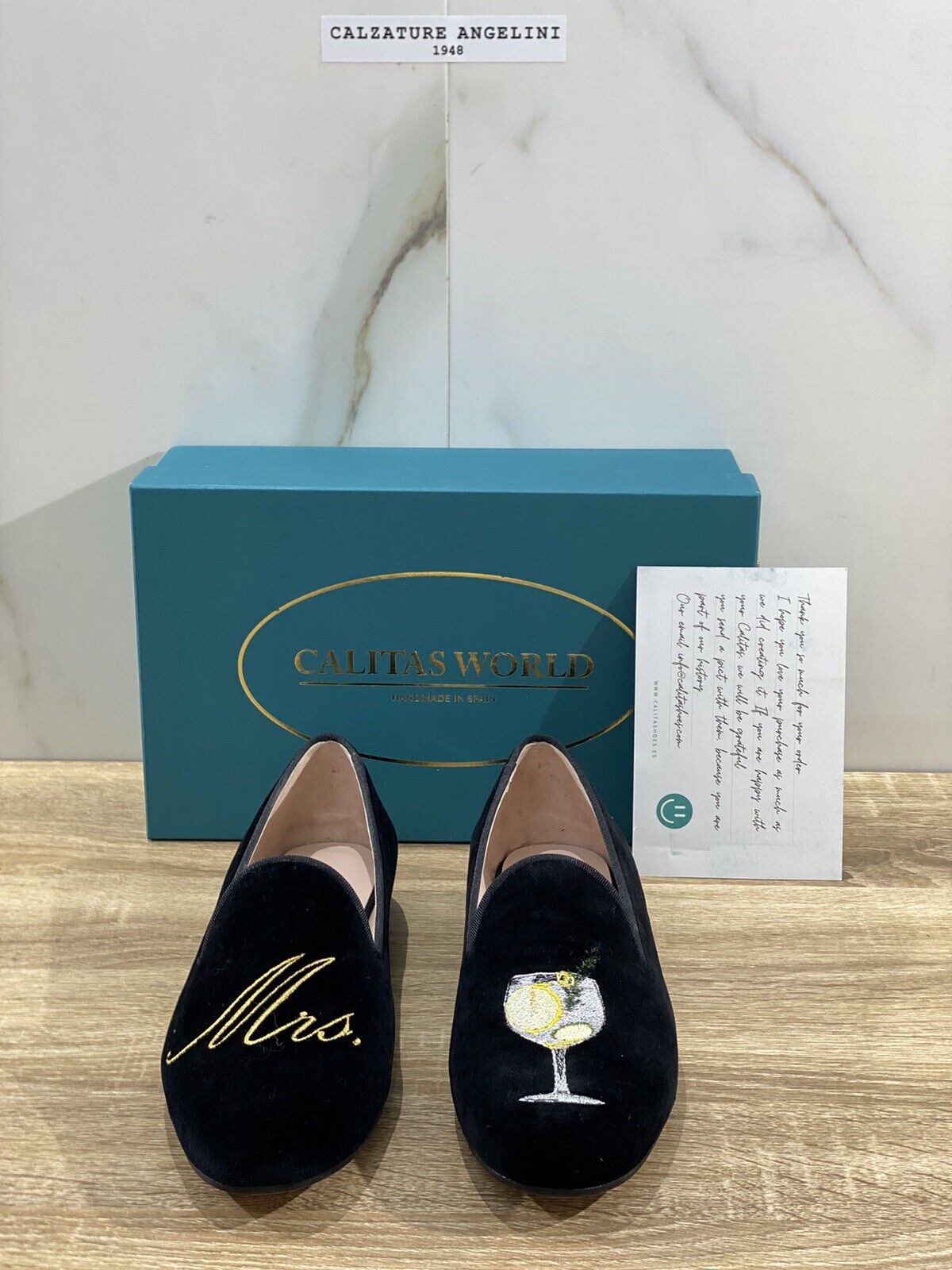 Calitas Mocassino Donna in velvet  Nero luxury handmade woman shoes 41