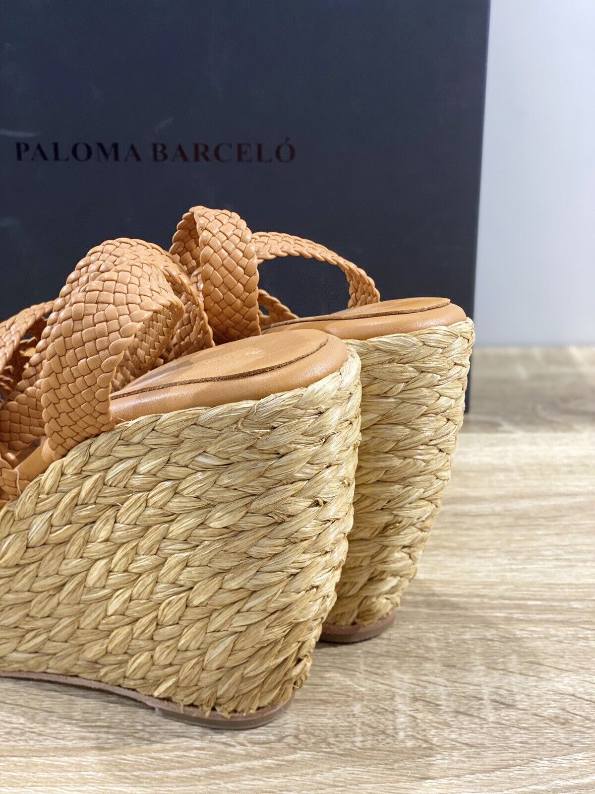 Paloma BARCELO’ Sandalo Donna Paige Pelle Ocra Luxury Shoes 40