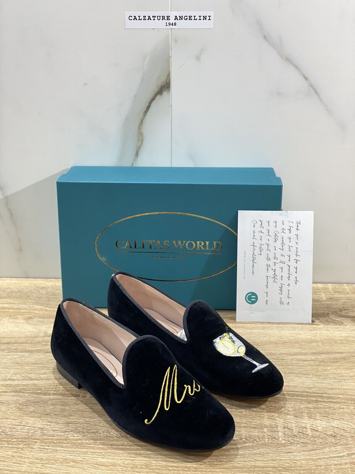 Calitas Mocassino Donna in velvet  Nero luxury handmade woman shoes 40