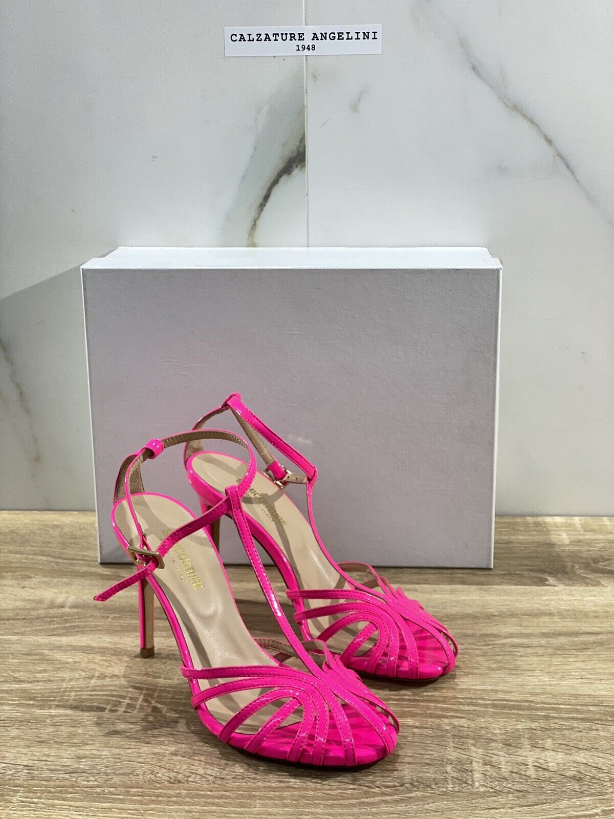 Semicouture Sandalo Donna Pelle Barbie Fluo Luxury Sandal 37