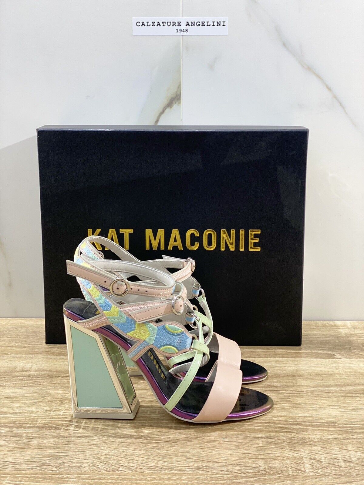 Kat Maconie Sandalo donna main Molly Rosa Verde  multi 36