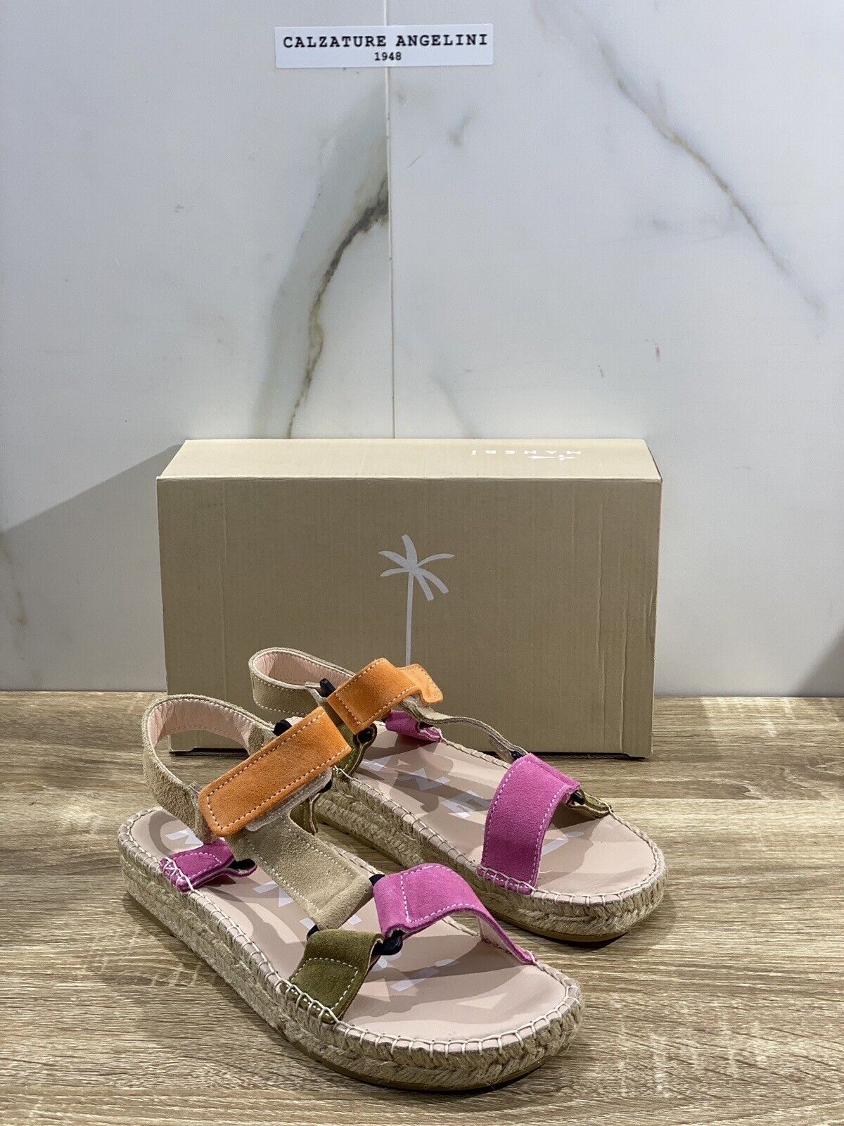 Manebi’ Sandalo Donna Espadrilles Multicolor Casual Summer Sandal 40