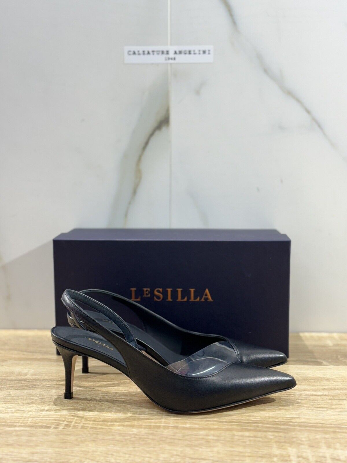 le silla Chanel NIVES Pelle Nero Luxury Le Silla Woman Shoes 37