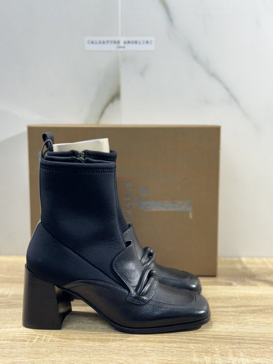 Jeannot Stivaletto  Donna Pelle Nero  Con Tacco Causal Boot  Jeannot 36