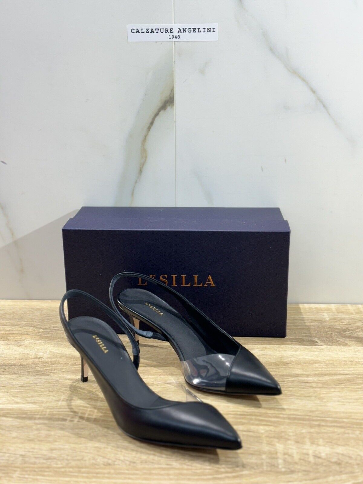 le silla Chanel NIVES Pelle Nero Luxury Le Silla Woman Shoes 37