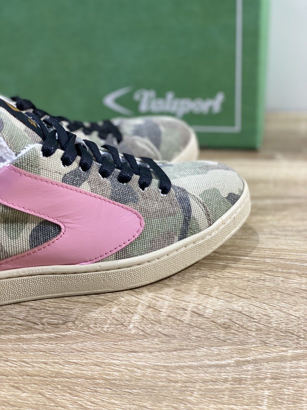 Valsport Xl Sneaker Donna Canvas Camouflage  Pelle Casual Shoes 38