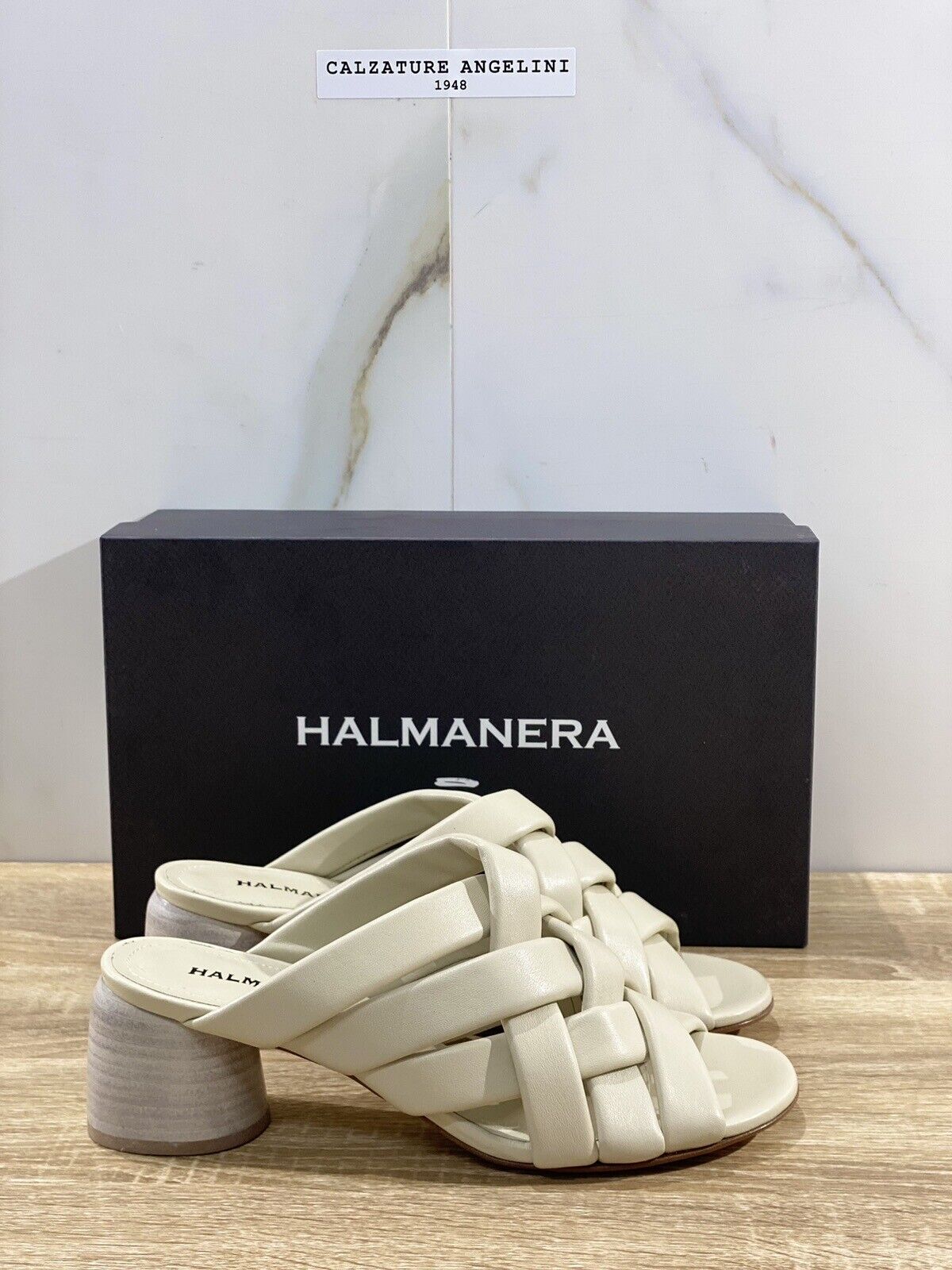 Halmanera Sandalo Donna Goss In Pelle Roccia Luxury Shoes 40