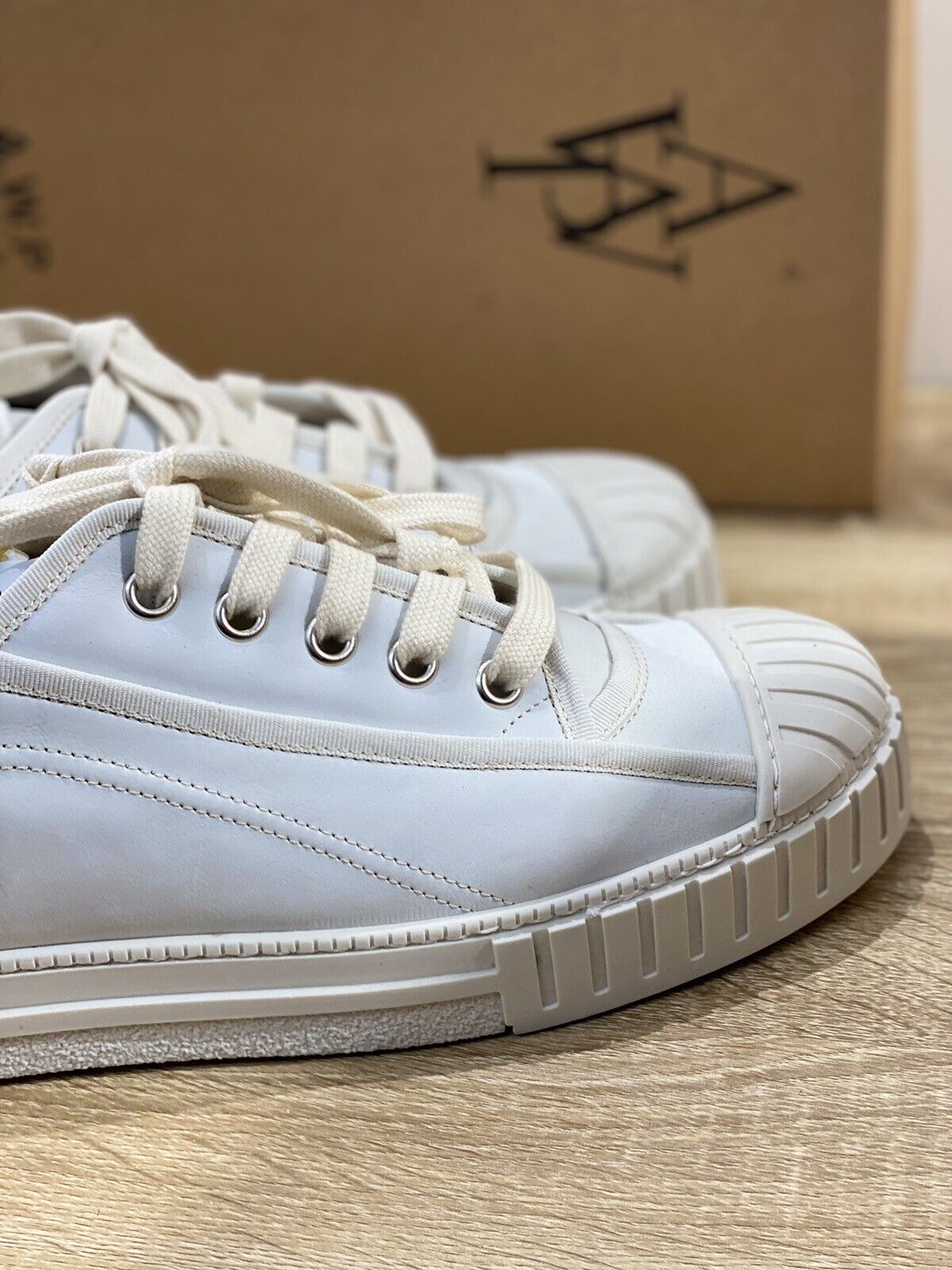 AWP Antwerp Sneaker uomo van dick pelle white casual sneaker 41