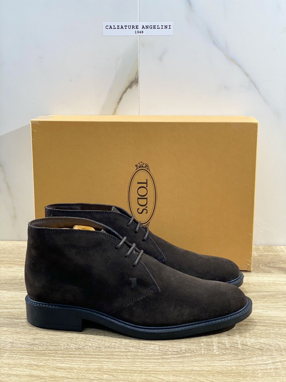 Tod’s Polacco uomo suede testa moro luxury tod’s men boot 46