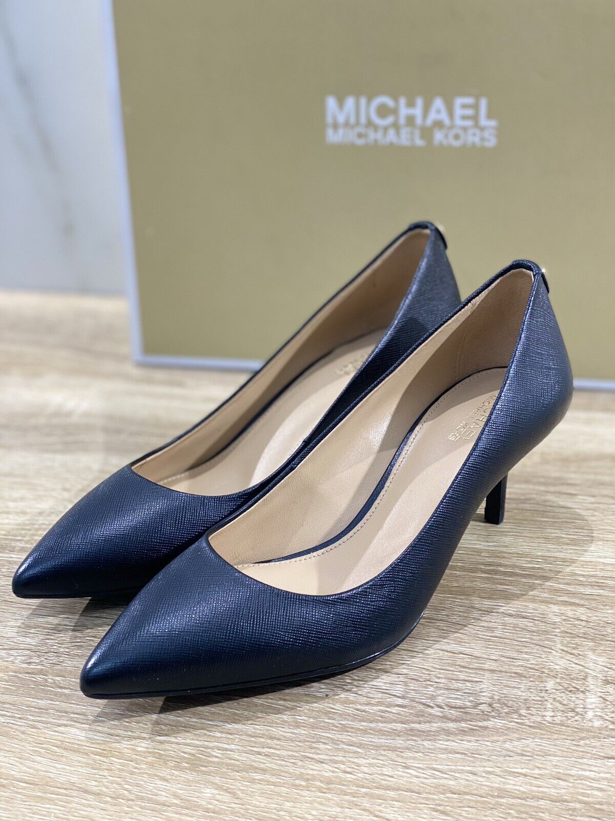 Michael kors flex pump pelle nera 35.5 donna